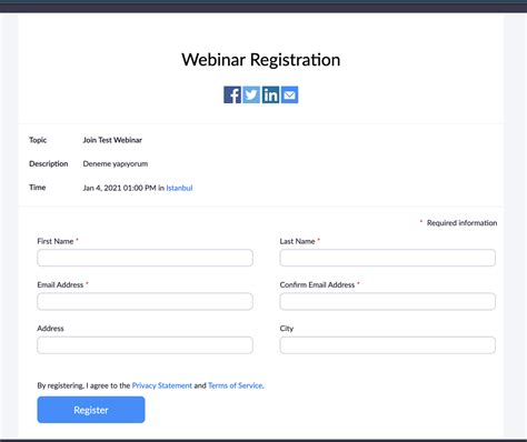 How can i generate pre-filled webinar registration link - Web Meeting ...
