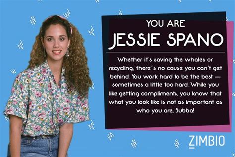 Which Saved By The Bell Character Are You Jessie Spano Saved By