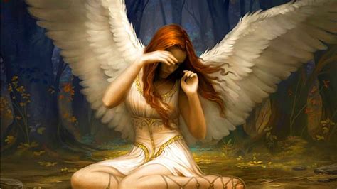 Beautiful Angel Red Hair Fantasy Wings Angels Hd Wallpaper Peakpx