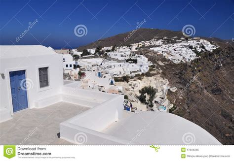 Scenic View From Oia Santorini Stock Photo Image Of Caldera Nature
