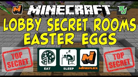 Mineplex Lobby Secret Rooms And Easter Eggs The Complete List Youtube