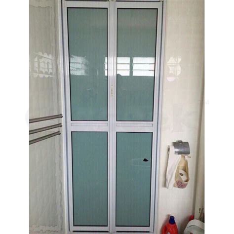 Doors are made from a sustained environmentally friendly forest. Aluminium Bathroom Toilet BI-FOLD DOOR Ang Mo Kio ...