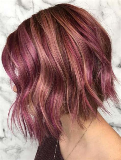 To make a rose gold rgb color you will need to make color recipes then use these recipes to create gradients in canva, powerpoint, word, photoshop or any other program that supports this function. Modern Rose Gold Hair Color Shades for Women 2018 | Stylesmod