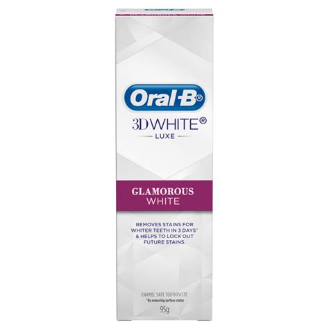 Oral B 3dwhite Luxe Glamorous White Toothpaste 95g Watsons Singapore
