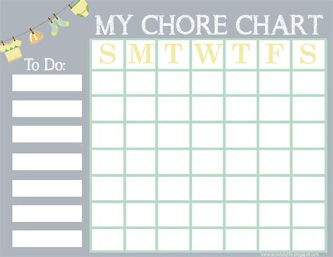 A Cowboys Life Printable Chore Chart Free Printable Chore Charts Chore Chart Printable