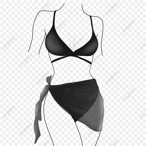 Bikini Clipart Transparent Background Black Bikini Beautiful Png Black Bikini Bikini Png