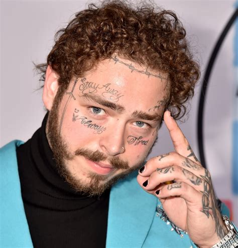 Post Malone S Face Tattoos Come From Insecurities POPSUGAR Beauty