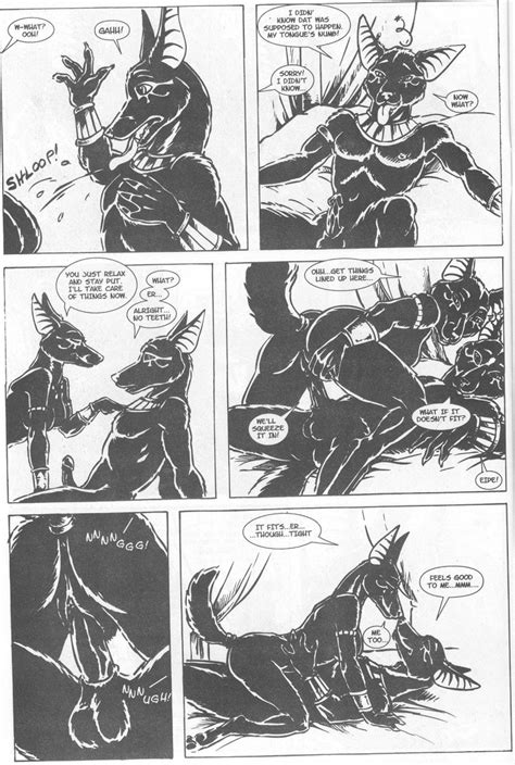 Rule 34 Anthro Anubian Jackal Anubis Dark Desire Canine Comic Cowgirl