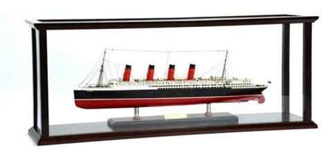 Display Case For Ocean Liner Cruise Ship 40 Wooden Display Case