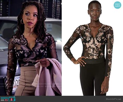 Andis Floral Embroidered Mesh Top On Tyler Perrys Sistas Fashion Sistas Tyler Perry Outfits