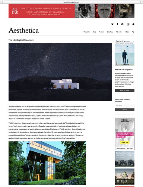Aesthetica Magazine The Ideological Structure Openstudio