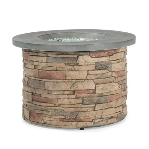 Faux Stone Gas Fire Pits At