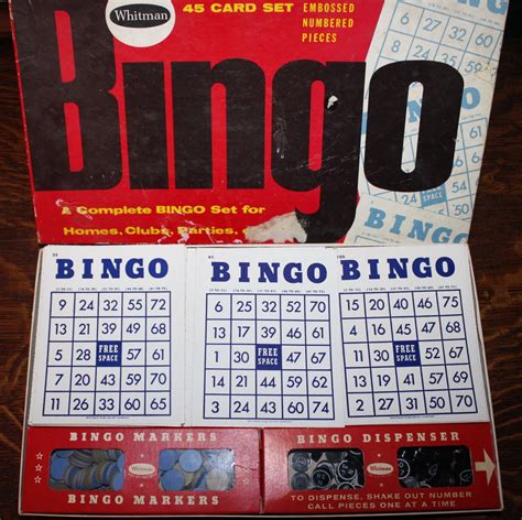 Whitman Bingo Complete 45 Bingo Cards Etsy