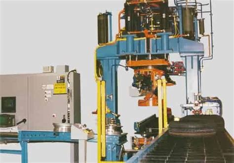 This is the portion of the wheel into which the bolt holes are machined to create the bolt circle. Tire Assembly Machine - Tire Mounting and Inflation