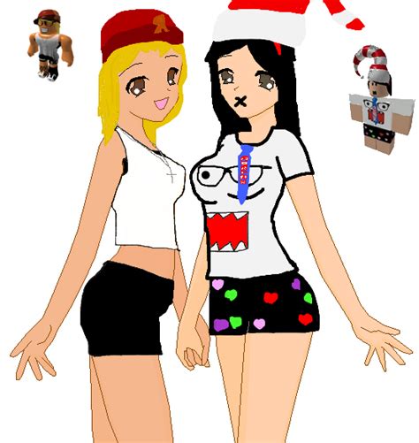 Cute4fun And Crazyswaggergurl Roblox Drawing By