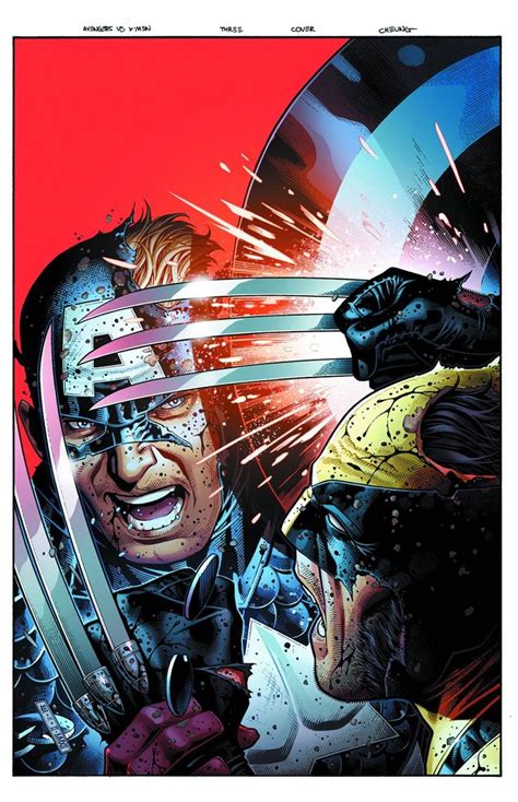 Captain America Vs Wolverine By Jim Cheung And You