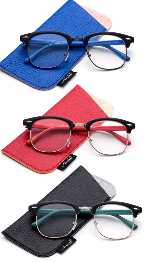Quality Fashion Clummaster Reading Glasses For Men Retro Vintage