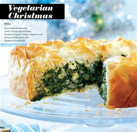 Make your vegetarian christmas dinner something to sing about, from our trusty nut roast recipe to showstopping veggie wellingtons and easy soups. A vegetarian Christmas dinner menu - Chatelaine