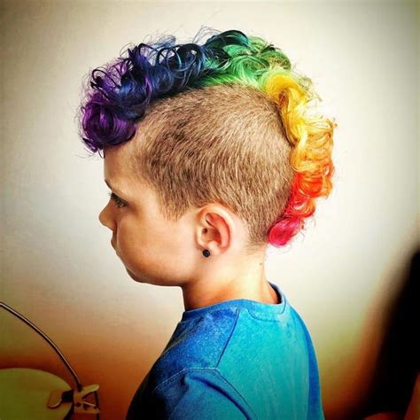 This cut is a little bit longer along the center of the head so it can be spiked up. little boy mohawk haircuts (3) - Child Insider