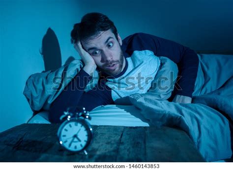 Insomnia Stress Sleeping Disorder Concept Sleepless Stock Photo