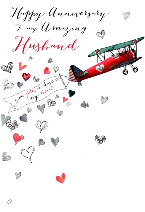 Husband Happy Anniversary Greeting Card Cards