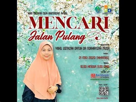 Ustazah norhafizah musa is the author of till jannah (4.89 avg rating, 9 ratings, 2 reviews). Siri Bicara Nur Ramadan Bersama YBhg. Ustazah Datuk Dr ...