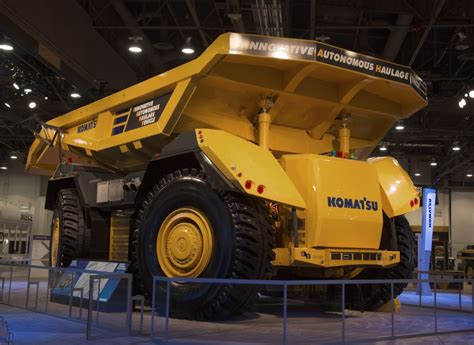 Komatsu Launches Innovative Autonomous Haulage Vehicle At Minexpo 2016