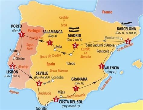 Espanha E Portugal Mapa Mapa Da Espanha Conheça As Principais