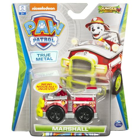 Paw Patrol True Metal Marshall Collectible Die Cast Vehicle Jungle
