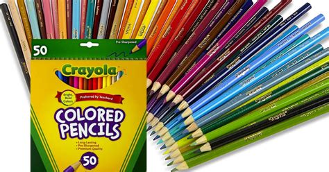 Crayola 50 Count Colored Pencils 397 Reg 1299