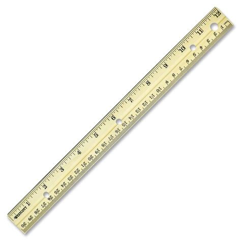 Actual size of online ruler (cm/mm) 30cm / 300mm. ACME UNITED CORPORATION English/Metric Ruler | Wayfair