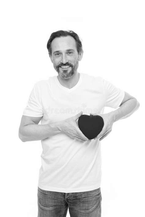 Heart Attribute Of Valentine Heart T Or Present Greeting From Sincere Heart Man Bearded