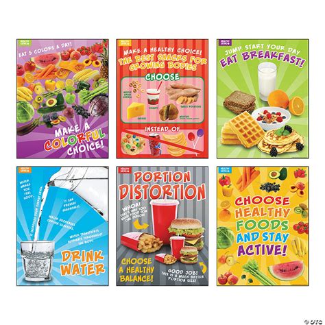 Healthy Eating Posters Oriental Trading