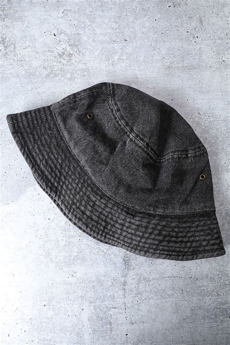 Vintage 100% Washed Cotton Canvas Denim Bucket Hat Casual | Etsy