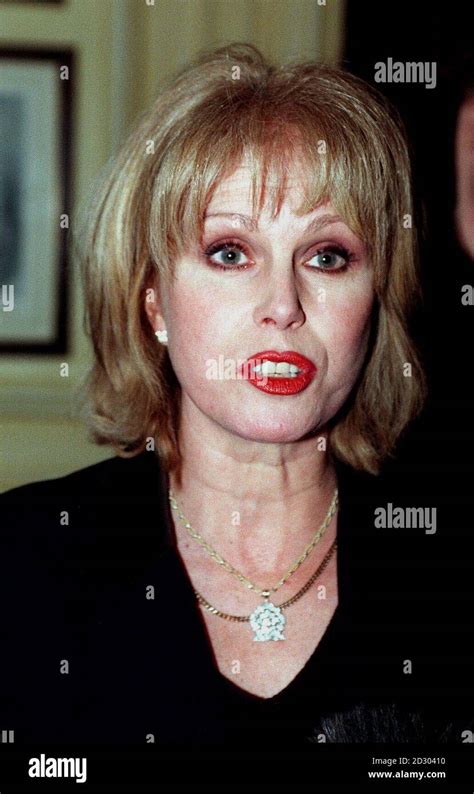 Actress Joanna Lumley At The Oldie Of The Year Awards In London Stock