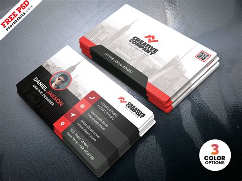 Business Card Design PSD Template PSDFreebies Com