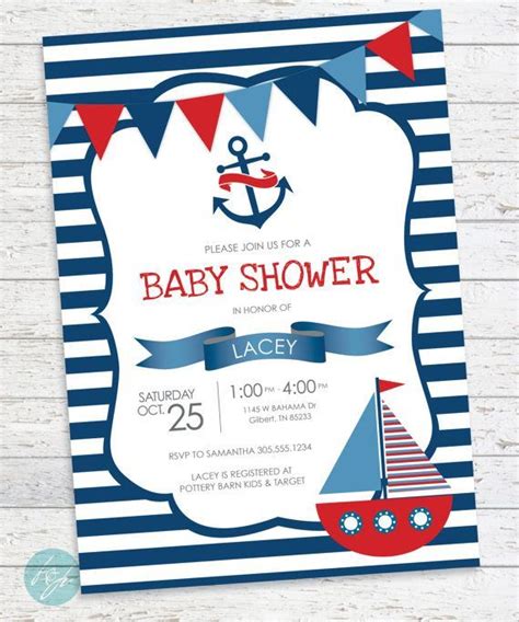 Piratas cumpleaños baby shower con temática náutica invitaciones de baby shower de varón. Pin en Cumple Nacho