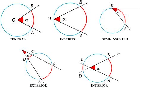 Ángulos De Una Circunferencia La Guía De Matemática