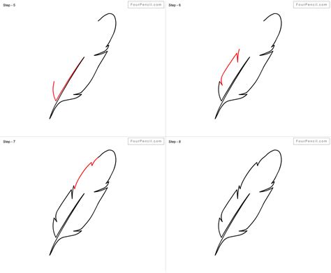 How To Draw A Feather Step By Step
