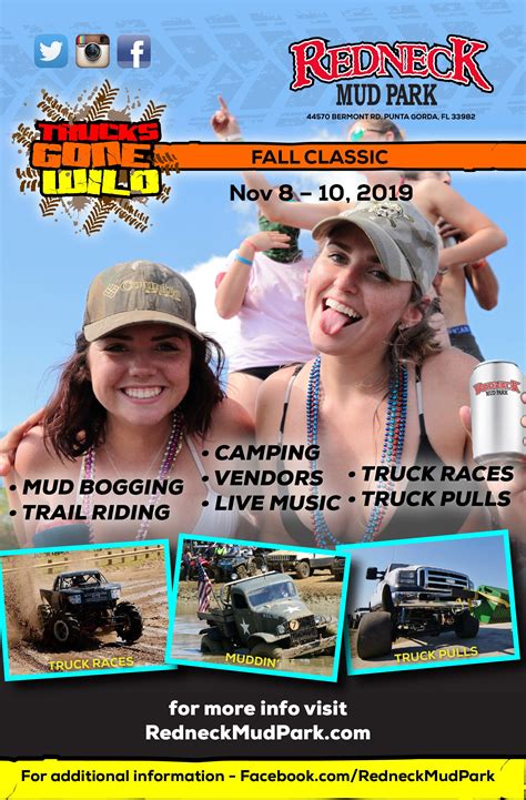 Tickets for TGW Fall Classic at Redneck Mud Park $75 Tickets in Punta