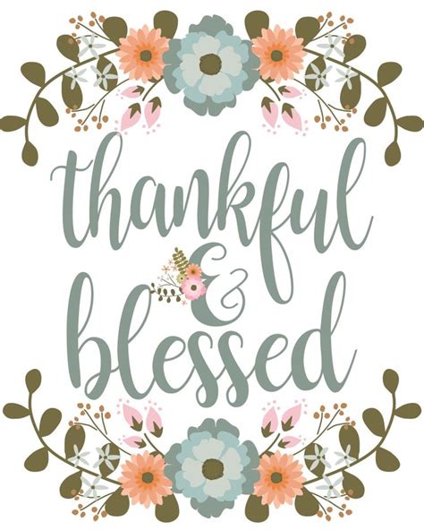 Signs Wall Décor Thankful Grateful Blessed Thanksgiving Reverse Canvas