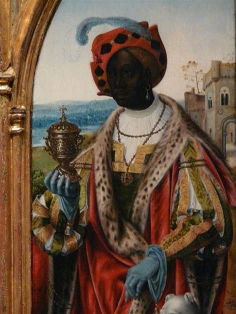 A Flemish Painting Of The Wise African King In The European Renaissance
