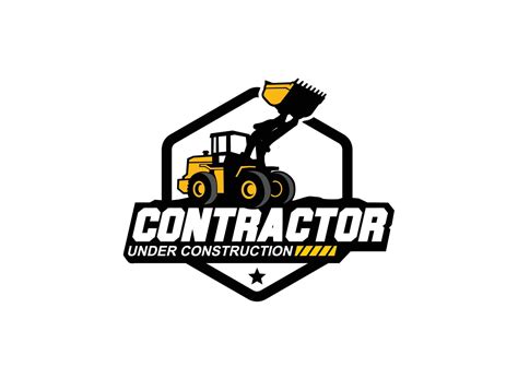 Loader Logo Vector For Construction Company Vehicle Equipment Template