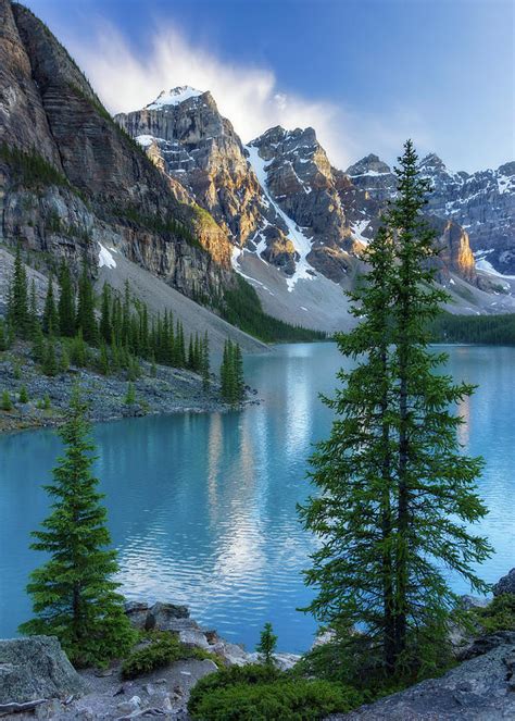 Moraine Lake Sunset Photograph By Kit Gentry