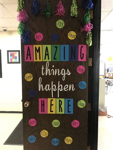 Art Classroom Door Decorating Ideas