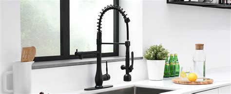 GIMILI Kitchen Faucet With LED Single Handle Kitchen Sink Faucet With