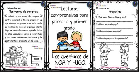 Comprensión Lectora Para Primaria Y Primer Grado Las Aventuras De Noa