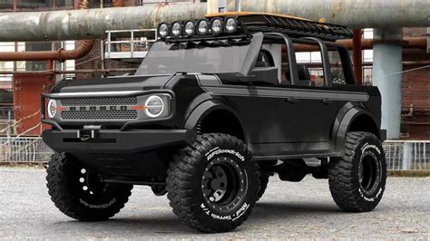 Crazy Slammed Ford Bronco Gt With Widebody Kit