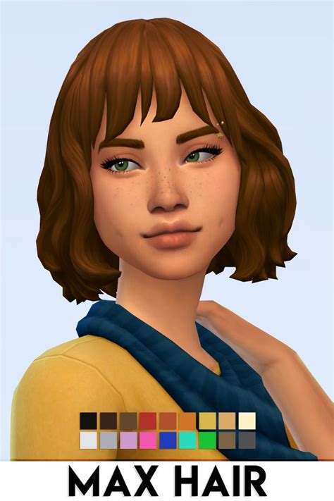 Max Hair By Vikai Imvikai On Patreon Sims Hair Sims 4 Sims