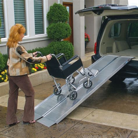 3 Ez Access Suitcase Aluminum Single Fold Wheelchair Ramp 800 Lbs